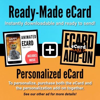 Personalize your eCard with the eCardMakeIT add-on for eCardMakeIT eCards